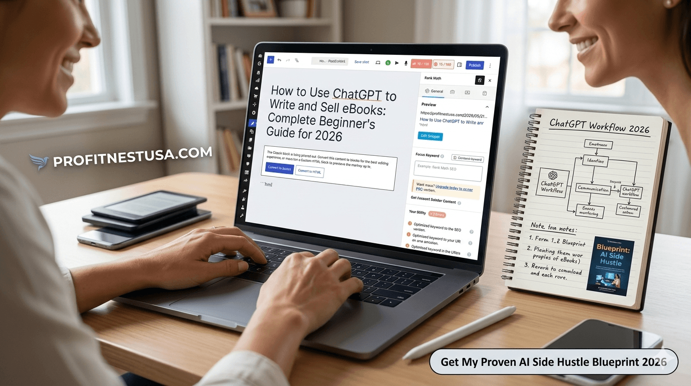 How to Use ChatGPT to Write and Sell eBooks In USA : The 2026 Blueprint